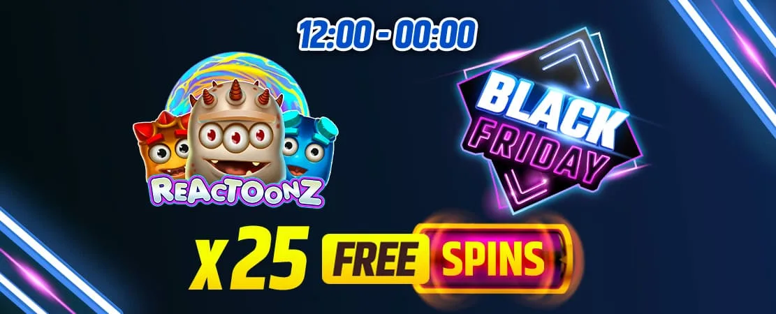 🖤 Black Friday mission: 75 Free Spins to be claimed this weekend! 🖤