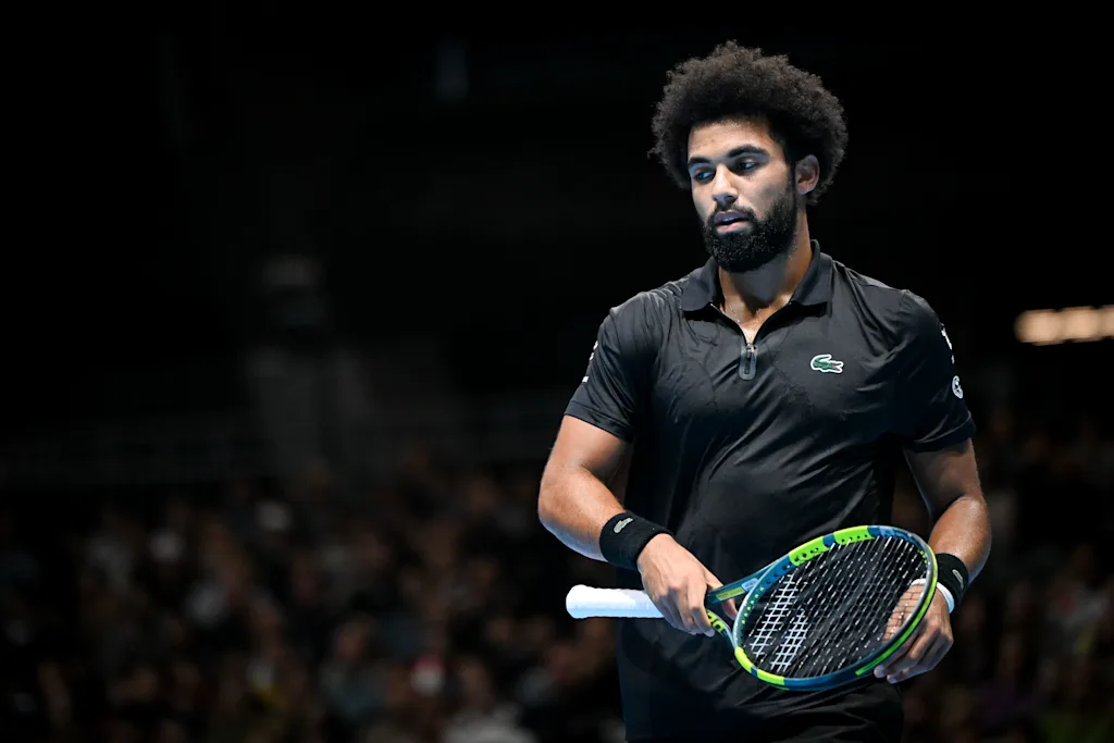 French Arthur Fils pictured during the semi final of the European Open ATP tennis tournament in Brussels, on Saturday 24 October 2026. This year's edition of the tournament is taking place from 17 to 25 October BELGA PHOTO ELIAS ROM