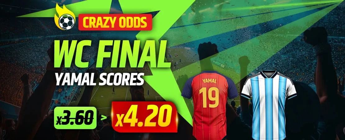 ⚡ Crazy Odds: Yamal to score in the World Cup final