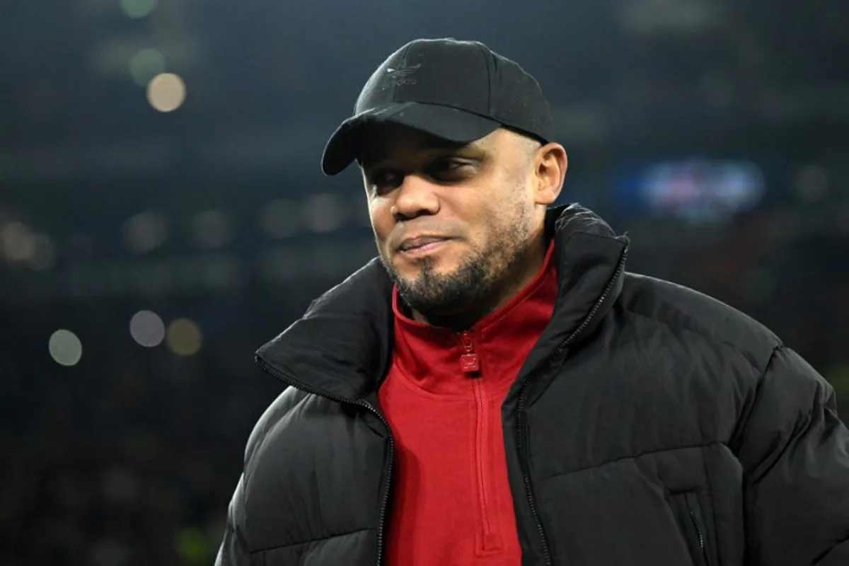 Bayern Munich's Belgian coach Vincent Kompany arrives for the UEFA Champions League football match between FC Shakhtar Donetsk and FC Bayern Munich in Gelsenkirchen, western Germany on December 10, 2024.  INA FASSBENDER / AFP