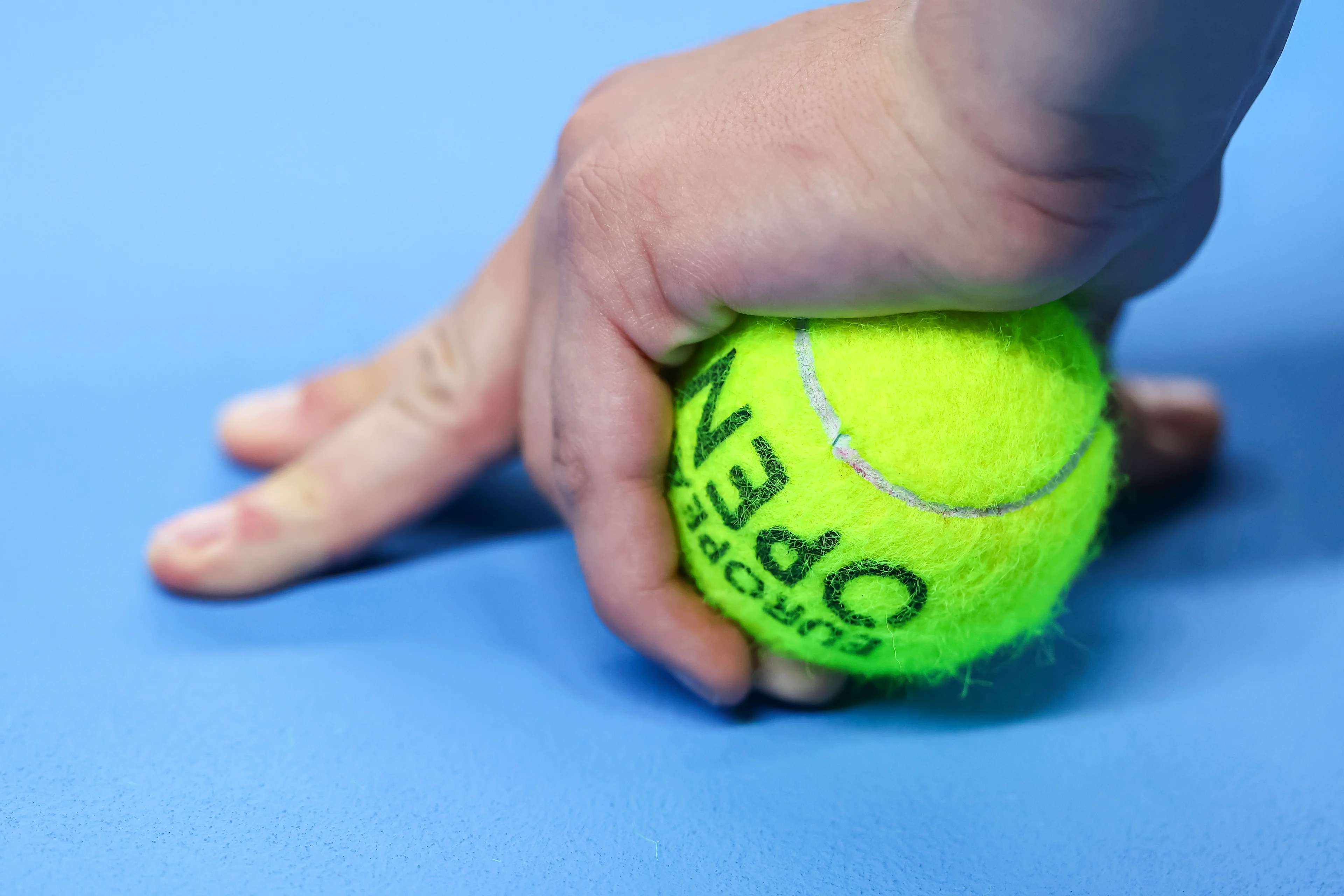 illustration picture shows the matchball pictured during the qualifying phase of the European Open Tennis ATP tournament, in Antwerp, Sunday 13 October 2024. BELGA PHOTO DAVID PINTENS