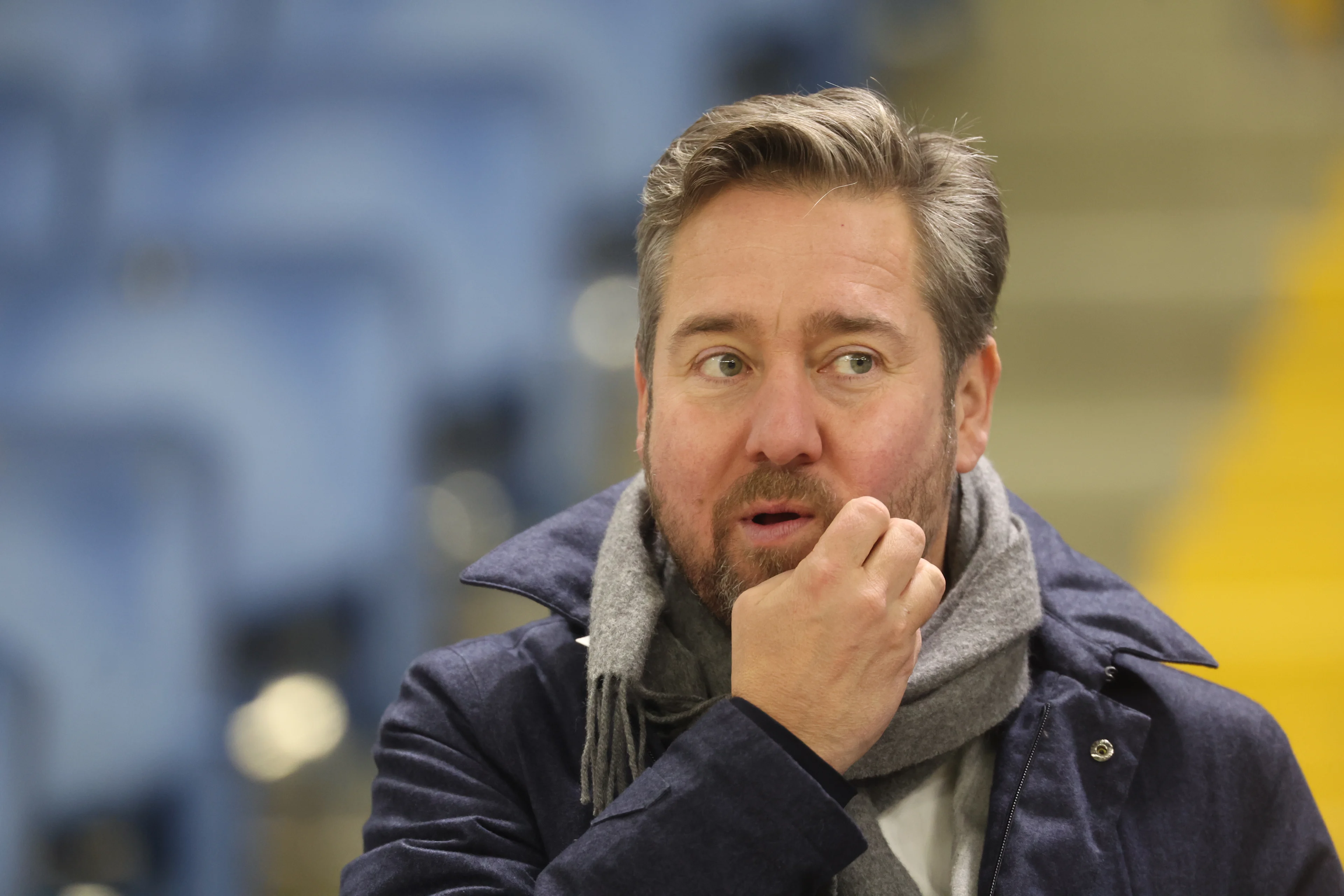 RBFA sports director Vincent Mannaert pictured during a training session of Belgian national soccer team the Red Devils in Astana, Kazakhstan on Friday 14 November 2025. Tomorrow they will meet Kazakhtstan, in qualifier 7/8 for the 2026 FIFA World Cup. BELGA PHOTO VIRGINIE LEFOUR
