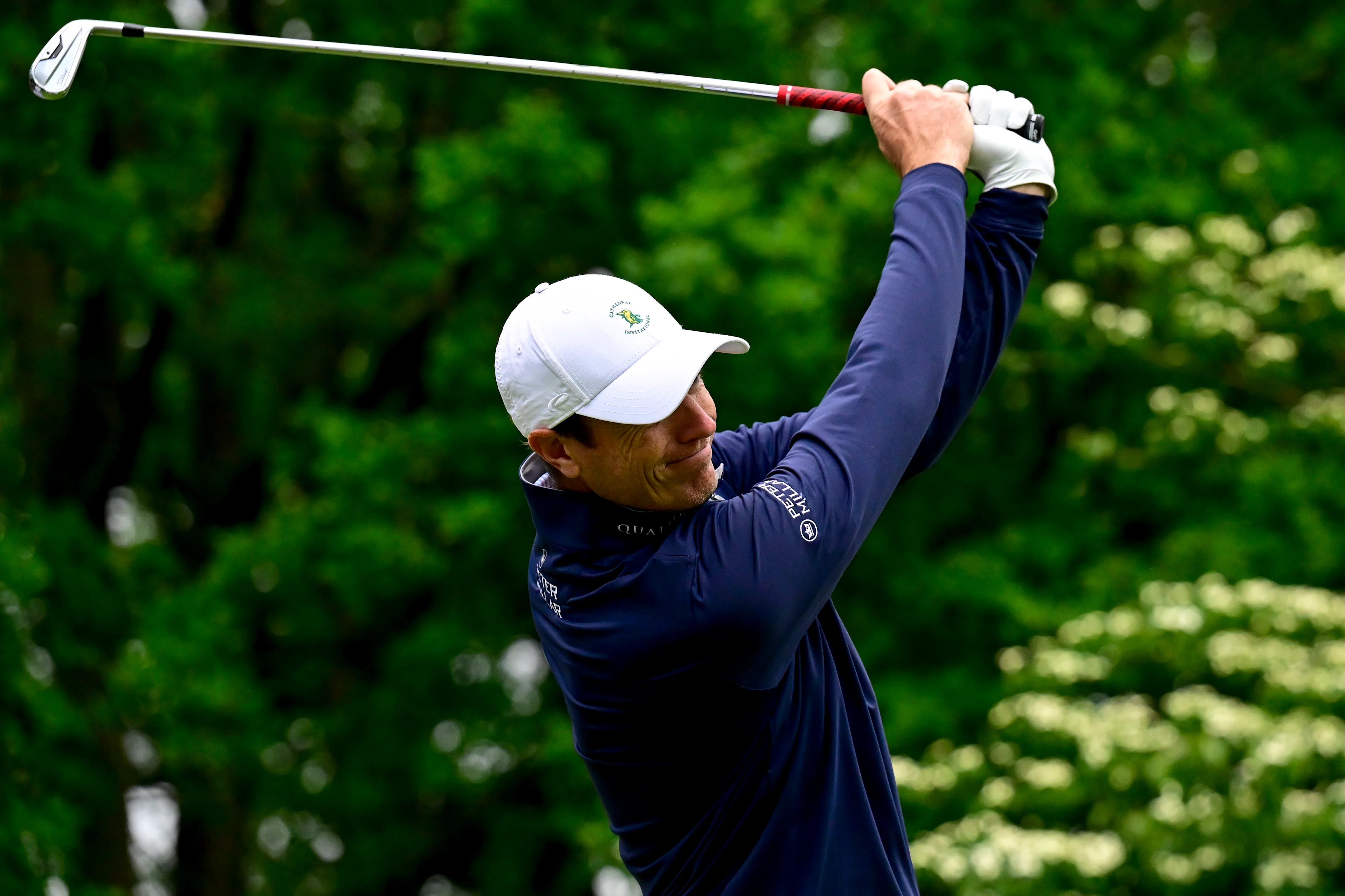 Belgian Nicolas Colsaerts pictured during the first round (1/4) at the 2024 Soudal Open DP World Tour golf tournament, in Schilde, Thursday 23 May 2024. The 2024 Soudal Open takes place from 23 to 26 May at the Rinkven Golf Club in Schilde. BELGA PHOTO DIRK WAEM