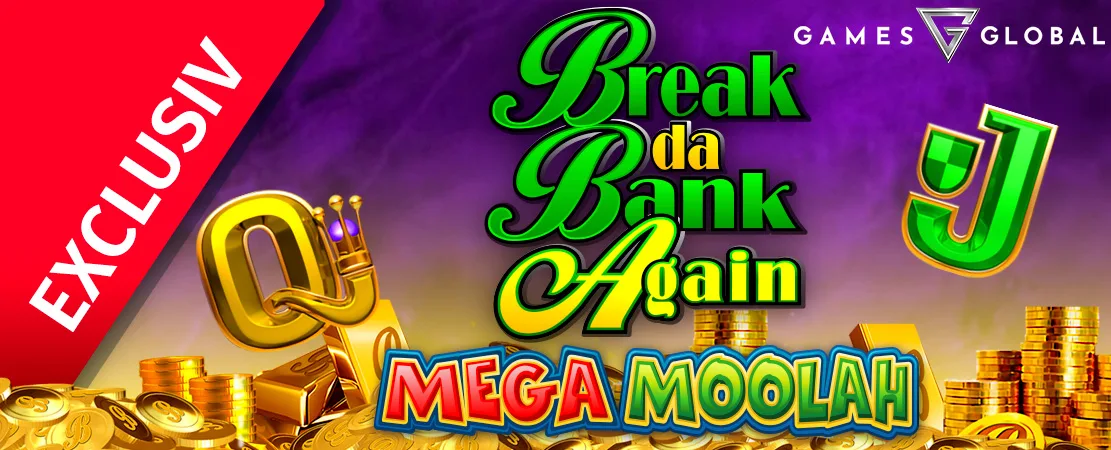 💰 Exclusiv la Starcasino! Break Da Bank Again Mega Moolah marca Games Global!