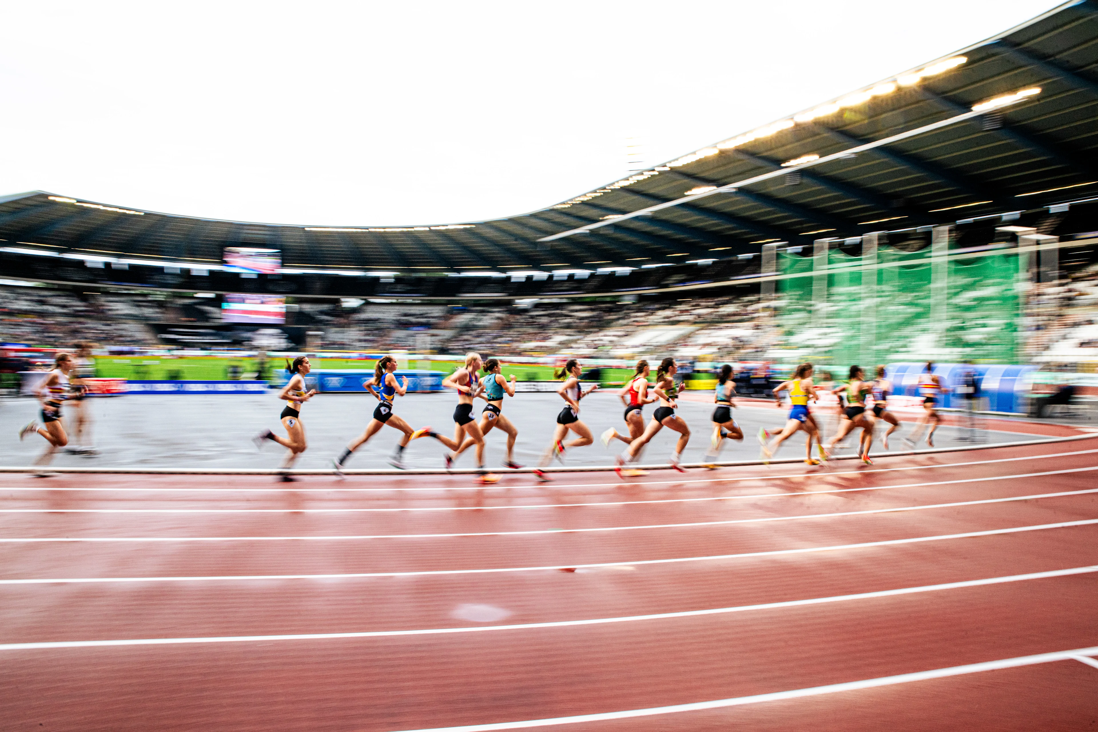 Youth athletes pictured in action ahead of the 50th edition of the Memorial Van Damme Diamond League athletics event in Brussels, Friday 4 September 2026. BELGA PHOTO EMILE WINDAL