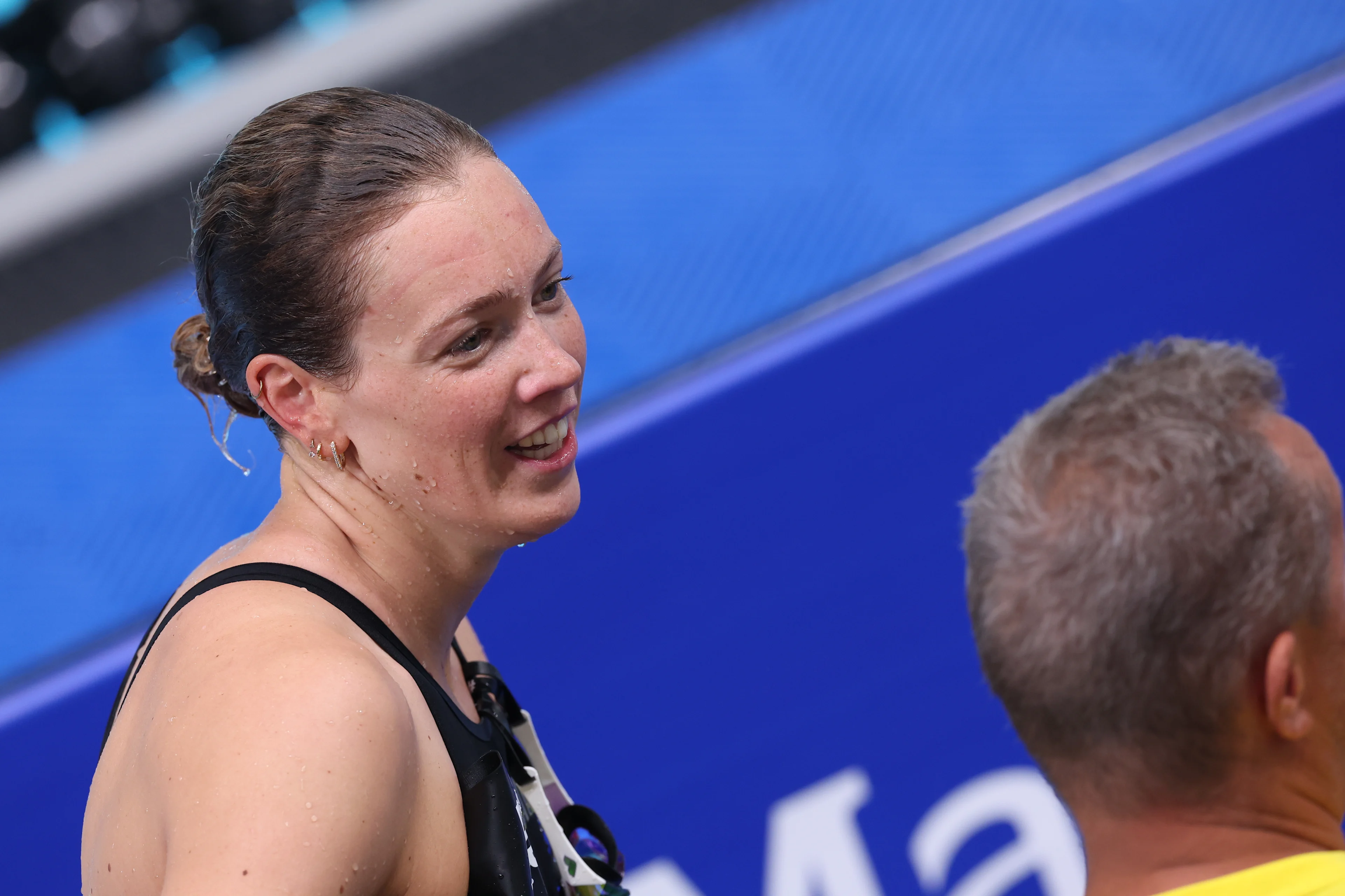 Belgian Florine Gaspard pictured during the semifinals of the Women's 50m Breaststroke on the sixth day of  the European Aquatics Championships in Paris, France on Saturday 15 August 2026. BELGA PHOTO VIRGINIE LEFOUR