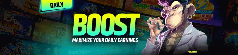 Potenciamos tu máxima ganancia un 25%, 50% o hasta 100% en los juegos destacados.