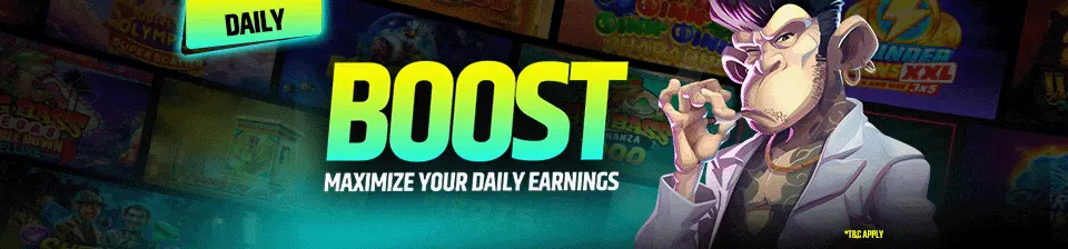 Earn 25%, 50% or up to 100% extra on featured games.