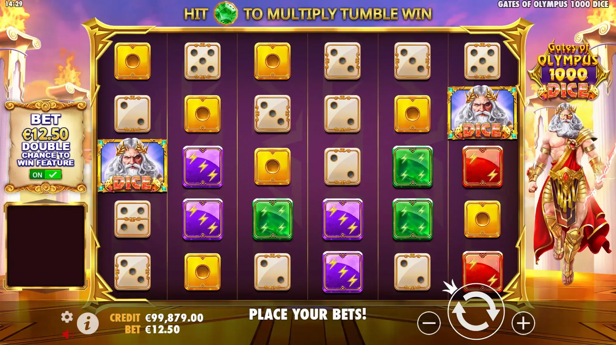 Discover Gates of Olympus 1000 Dice for free on Casino King Belgium – Try this Pragmatic Play casino game in demo mode.