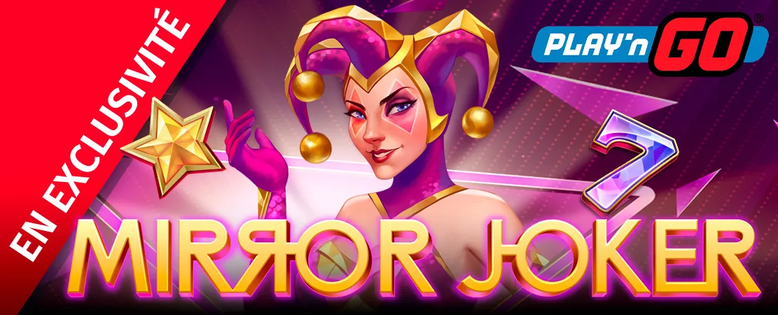 🪞 En exclusivité sur Starcasino ! Mirror Joker de Playngo 🃏