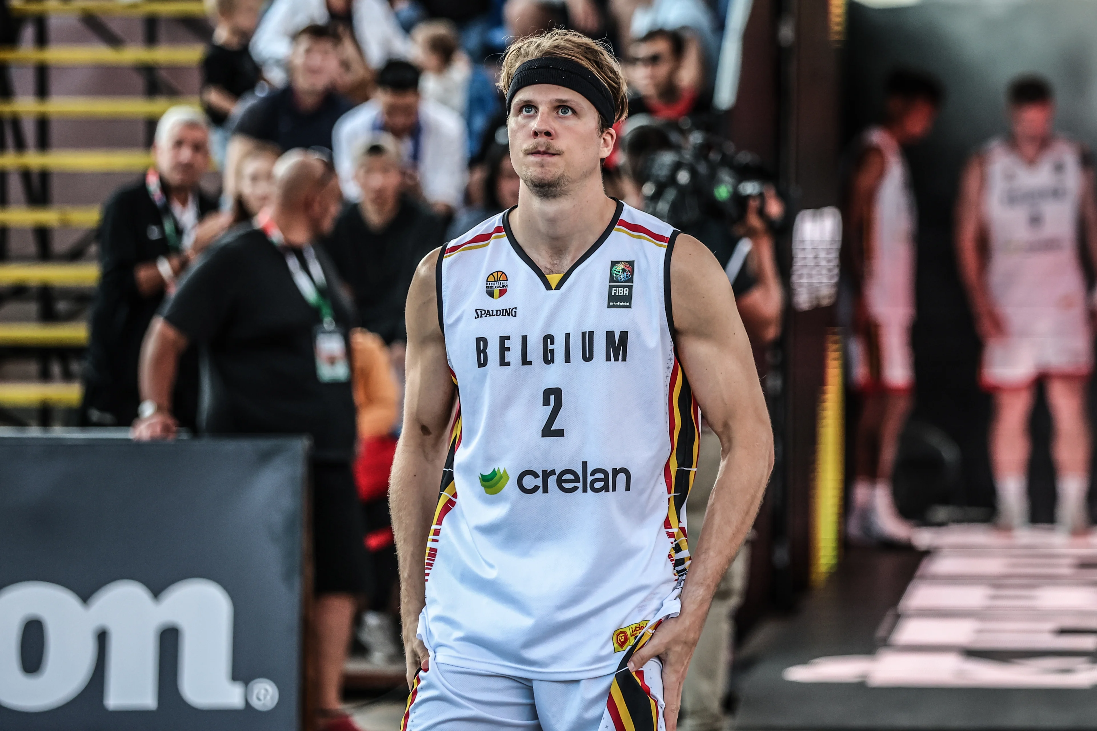 Belgium's Thibaut Vervoort looks on during a third game in the group stage between Belgium and Poland in the group D at the Olympic qualification tournament for the 2024 Olympics, in Debrecen, Hungary, Saturday 18 May 2024. BELGA PHOTO NIKOLA KRSTIC