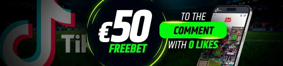 €50 in free bets for the comment with 0 likes
