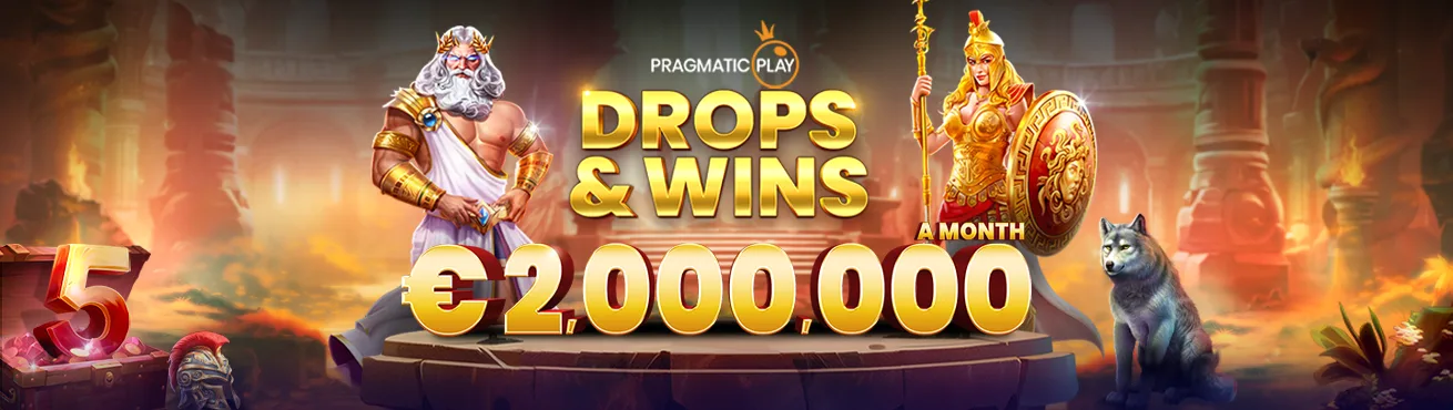 Dive into a new chapter of Pragmatic Play's Drops & Wins adventure! Get swept up by the adrenaline of daily Prize Drops and intense weekly tournaments.