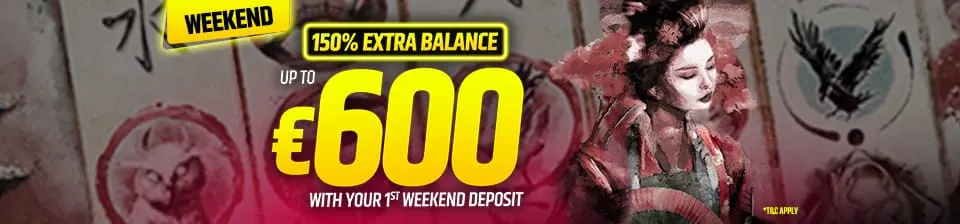 Extra Balance: 150% up to €600 🔥