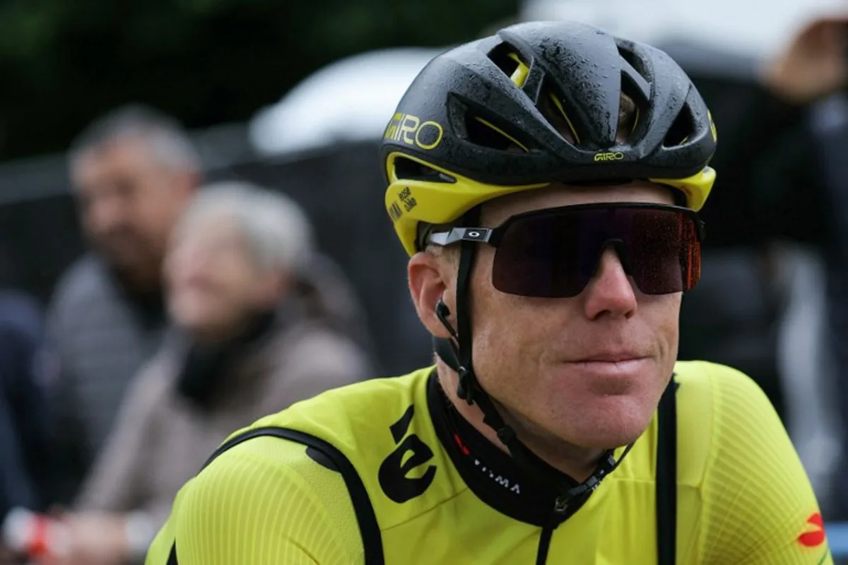 Team Visma's Dutch rider Steven Kruijswijk looks on before competing in the first stage of the 76th edition of the Criterium du Dauphine cycling race, 172,5km between Saint-Pourcain-sur-Sioule and Saint-Pourcain-sur-Sioule, central France, on June 2, 2024. Thomas SAMSON / AFP