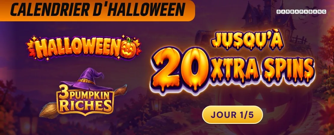 🎃 Calendrier d'Halloween : 5 jours, 5 prix, 1 prix final