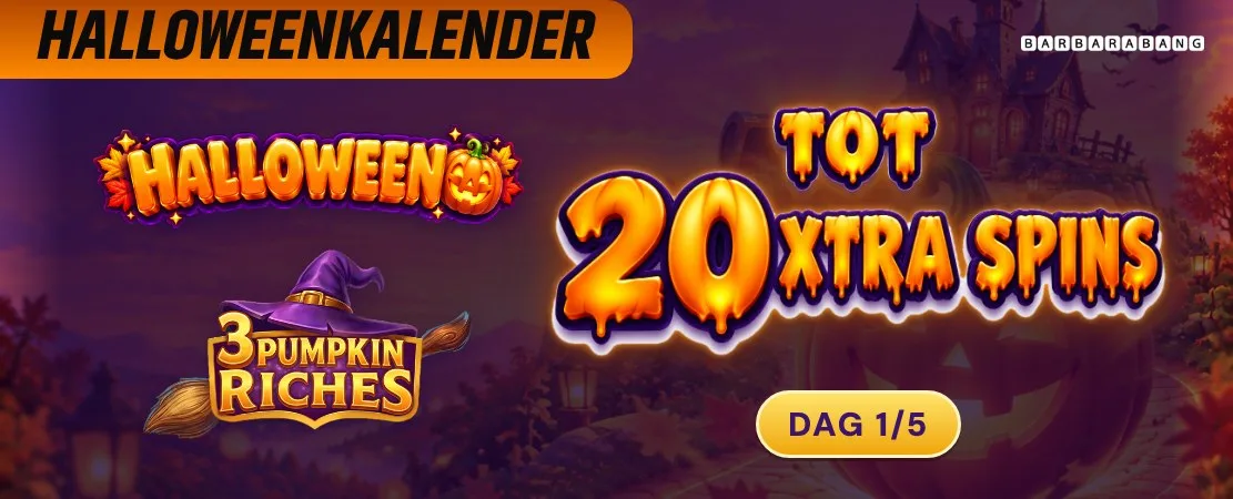 🎃 Halloween Kalender: 5 dagen, 5 prijzen, 1 hoofdprijs