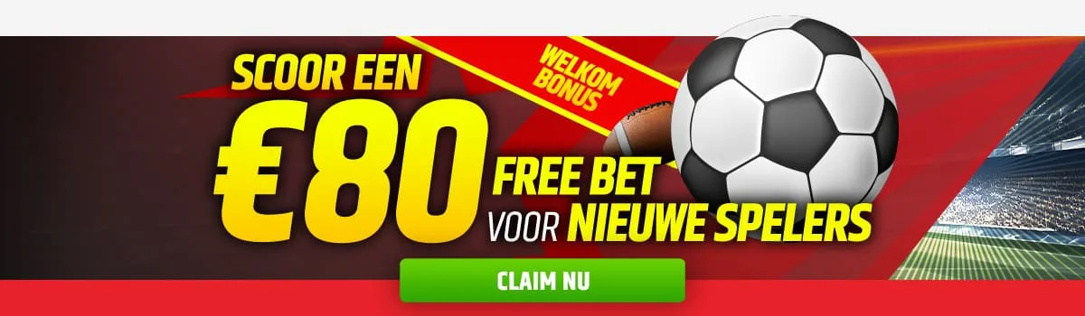 Homepage Banner - Welkomstbonus Sport