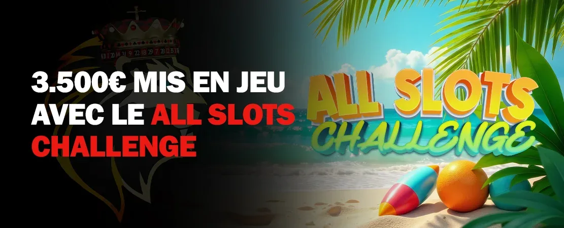 Participez au Tournoi All Slots Challenge et visez le podium !
