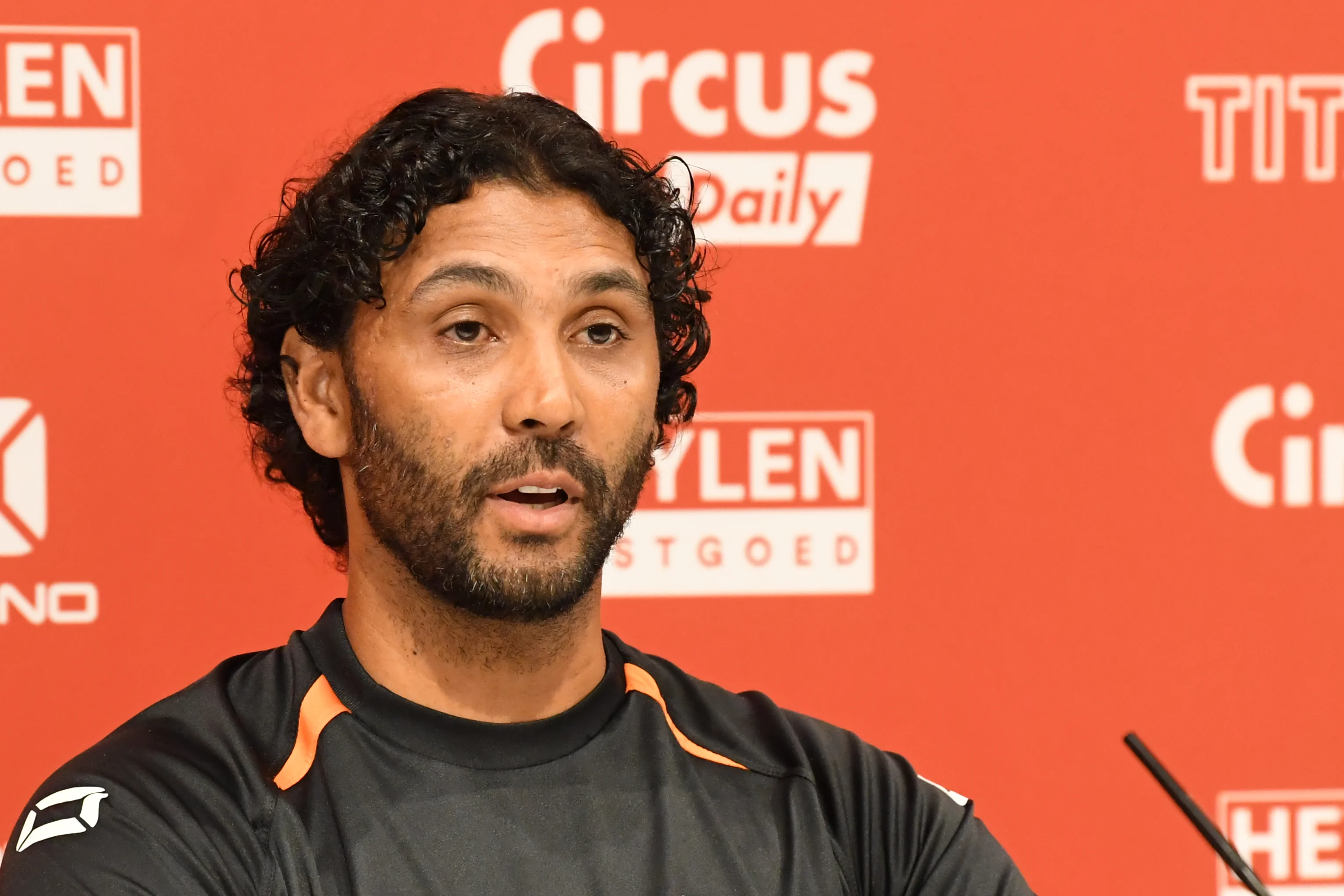 Antwerp's head coach Marvin Compper pictured during a press conference of soccer team Royal Antwerp FC ahead of the start of the Belgian Jupiler Pro League 2026-2027 season, Wednesday 05 August, 2026 in Antwerp. BELGA PHOTO JILL DELSAUX