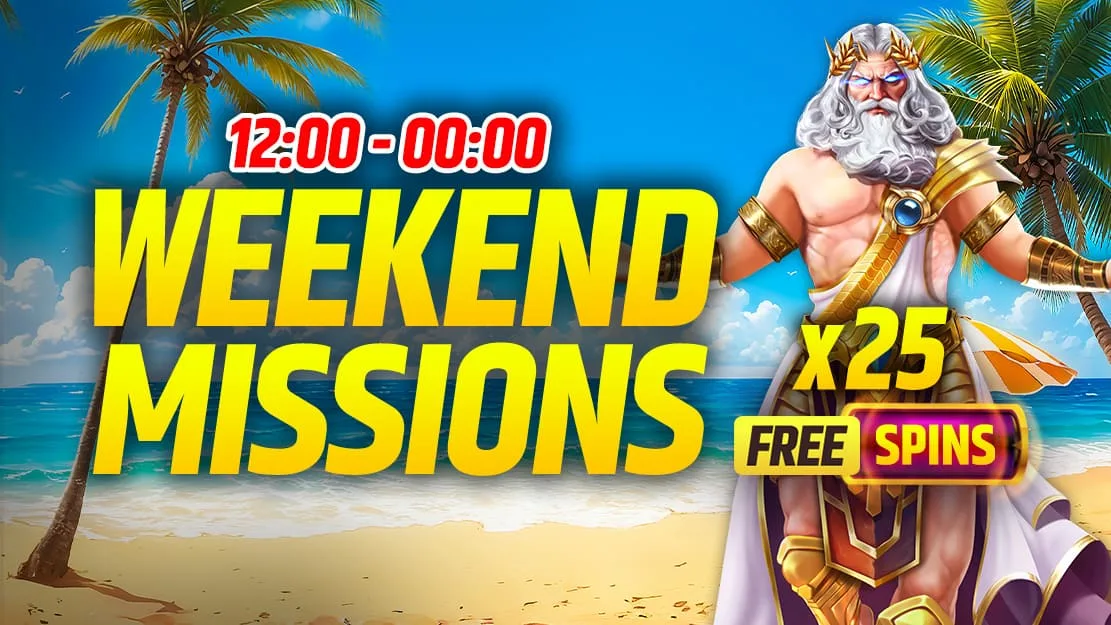 🎯 Your weekend missions have arrived: 75 Free Spins to be obtained! 💰