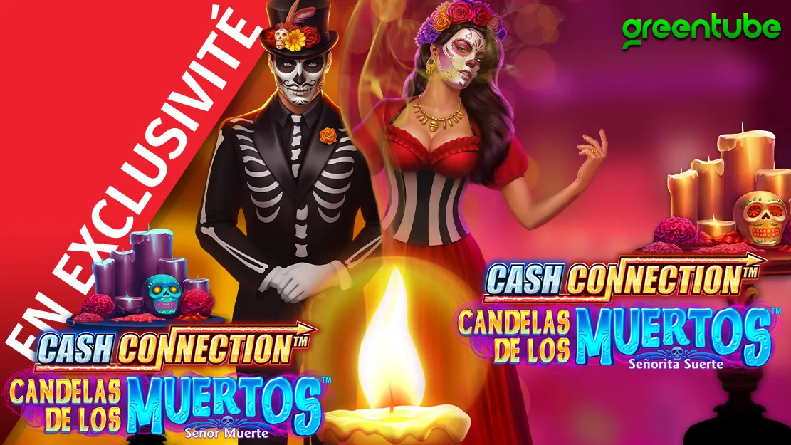 🕯 EN EXCLUSIVITÉ sur Starcasino.be ! Cash Connection™ – Cash Connection™ – Candelas de Los Muertos™ – Señor Muerte & Señorita Suerte de Greentube