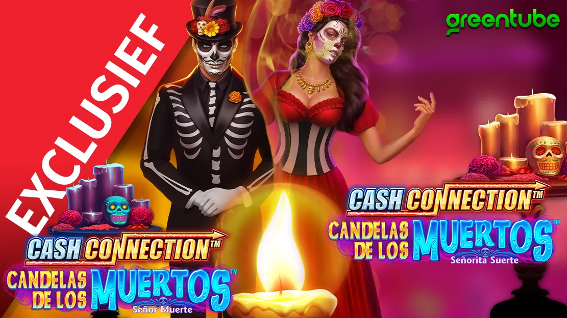🕯 EXCLUSIEF bij Starcasino! Cash Connection™ – Cash Connection™ – Candelas de Los Muertos™ – Señor Muerte & Señorita Suerte van Greentube