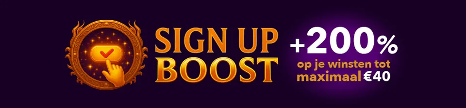 🔥 Verhoog uw winst zodra u zich registreert!

Bij Madison Casino begint uw avontuur in stijl 🎰
Profiteer van een exclusieve bonus van +200% op uw winst, tot maximaal € 40.

Het is heel eenvoudig: schrijf u in, speel en zie uw winst omhoogschieten dankzij onze Sign-Up Boost!
Een duwtje in de rug voor een vliegende start, exclusief voor onze nieuwe spelers 💥

👉 Word nu lid van Madison Casino en zet uw eerste spins om in echte jackpots!