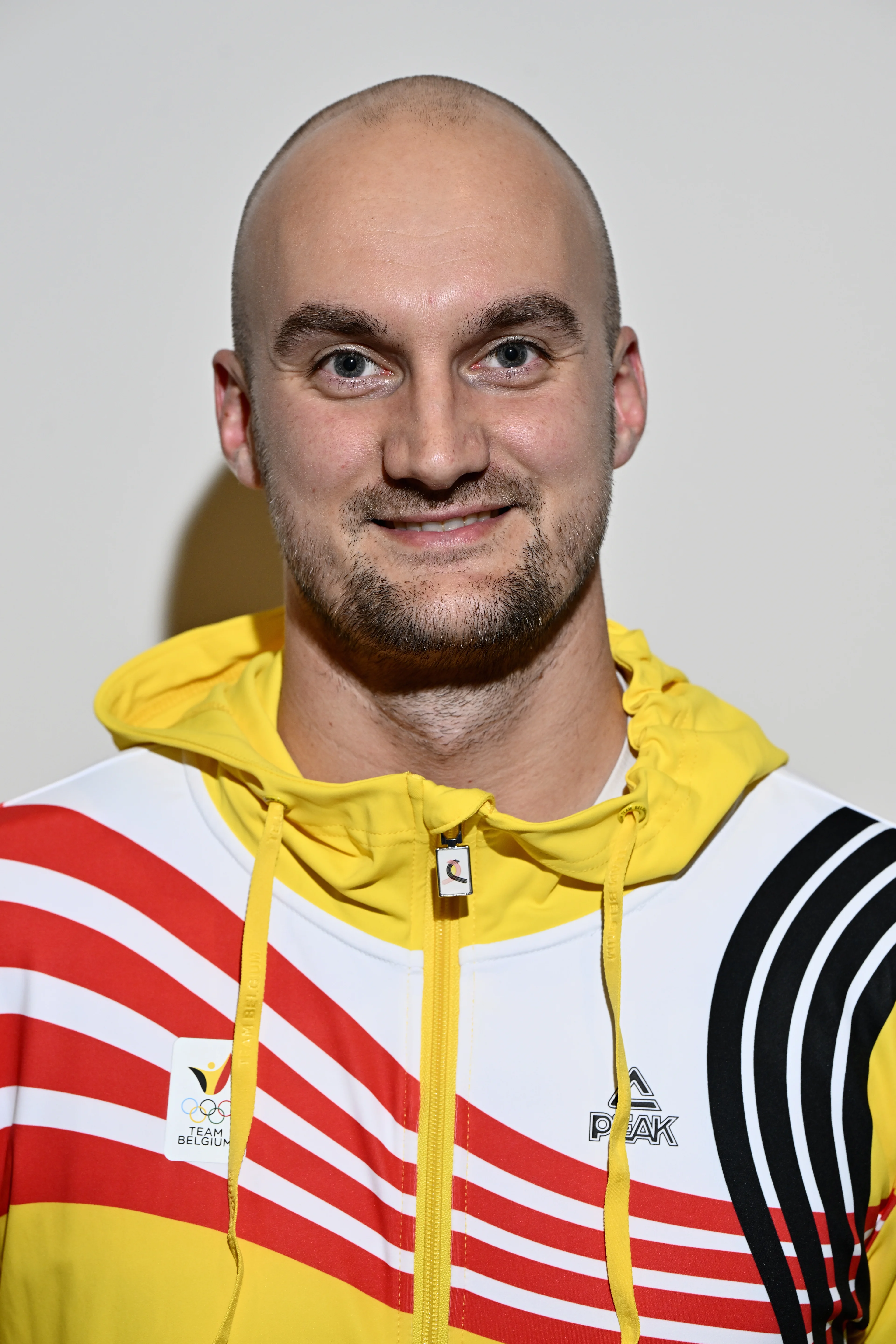 Team Belgium athletics coach Bram Peters poses for the photographer during the annual stage of Team Belgium (13-20/11), in Belek, Turkey, Thursday 14 November 2024, BELGA PHOTO ERIC LALMAND