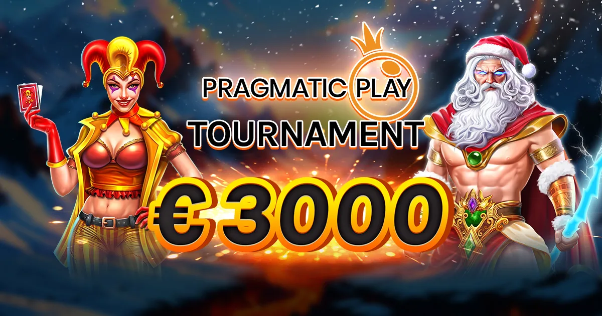 €3.000 Xmas tournament by Pragmatic Play!