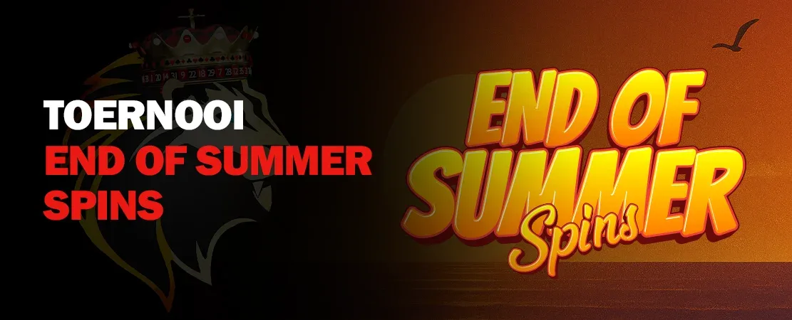 End of Summer Spins: Casino King viert het einde van de zomer met een toernooi van €3.500!