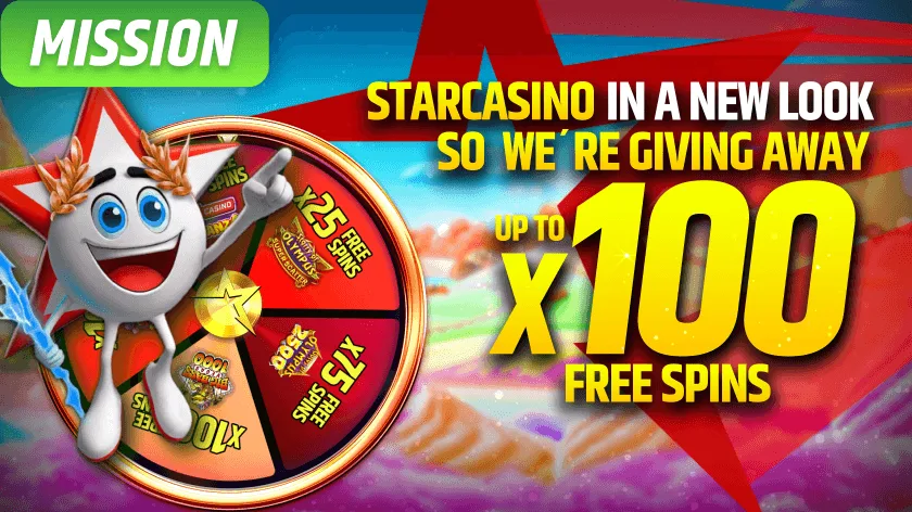 StarcasinoNL homepage banner - Star Wheel
