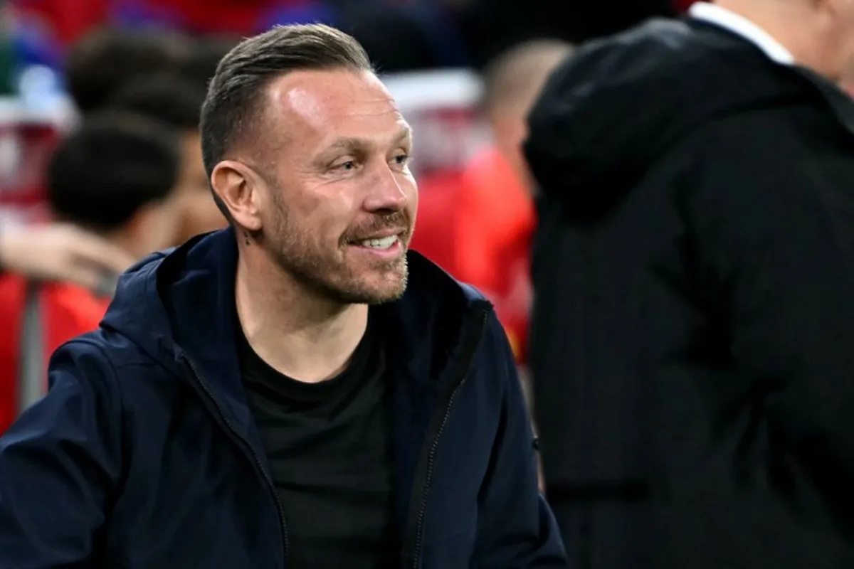 Wales' head coach Craig Bellamy looks on before the 2026 World Cup Group J qualifier football match between Wales and Belgium, at Cardiff City Stadium, in Cardiff, on October 13, 2025.   Paul ELLIS / AFP