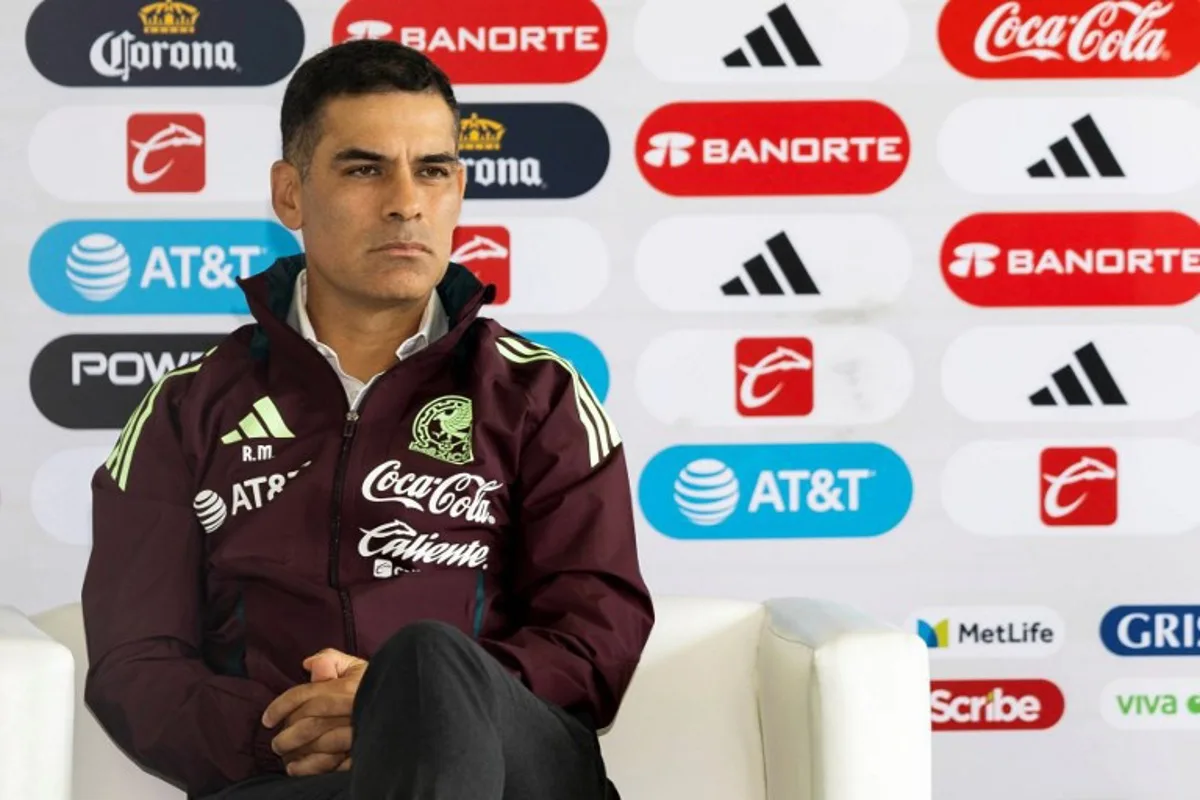 (FILES) The new assistant coach, Rafael Marquez, looks on during the presentation of the new technical staff for the Mexico National football team at the Centro de Alto Rendimiento in Mexico City on August 1, 2024. Former Mexican defender Rafael Marquez will take over as head coach of the Mexican national team once the 2026 World Cup concludes, Duilio Davino, director of national teams for the Mexican Football Federation, announced to Fox Sports on April 21, 2026. Marquez has been an assistant coach for the national team since Javier Aguirre took over in August 2024, leading up to the World Cup in North America, which kicks off on June 11. Rodrigo Oropeza / AFP