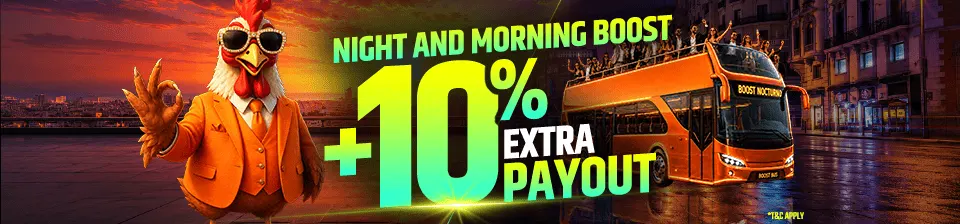 Cash payments every morning and every night!