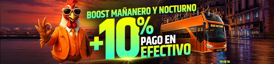 ¡Pagos en efectivo todas las mañanas y todas las noches!
