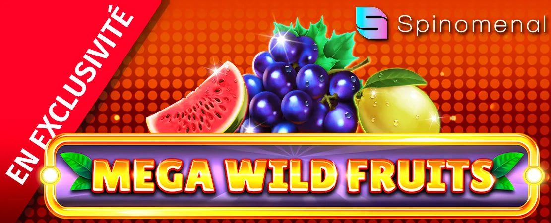 🍒  En exclusivité sur Starcasino ! Mega Wild Fruits de Spinomenal !