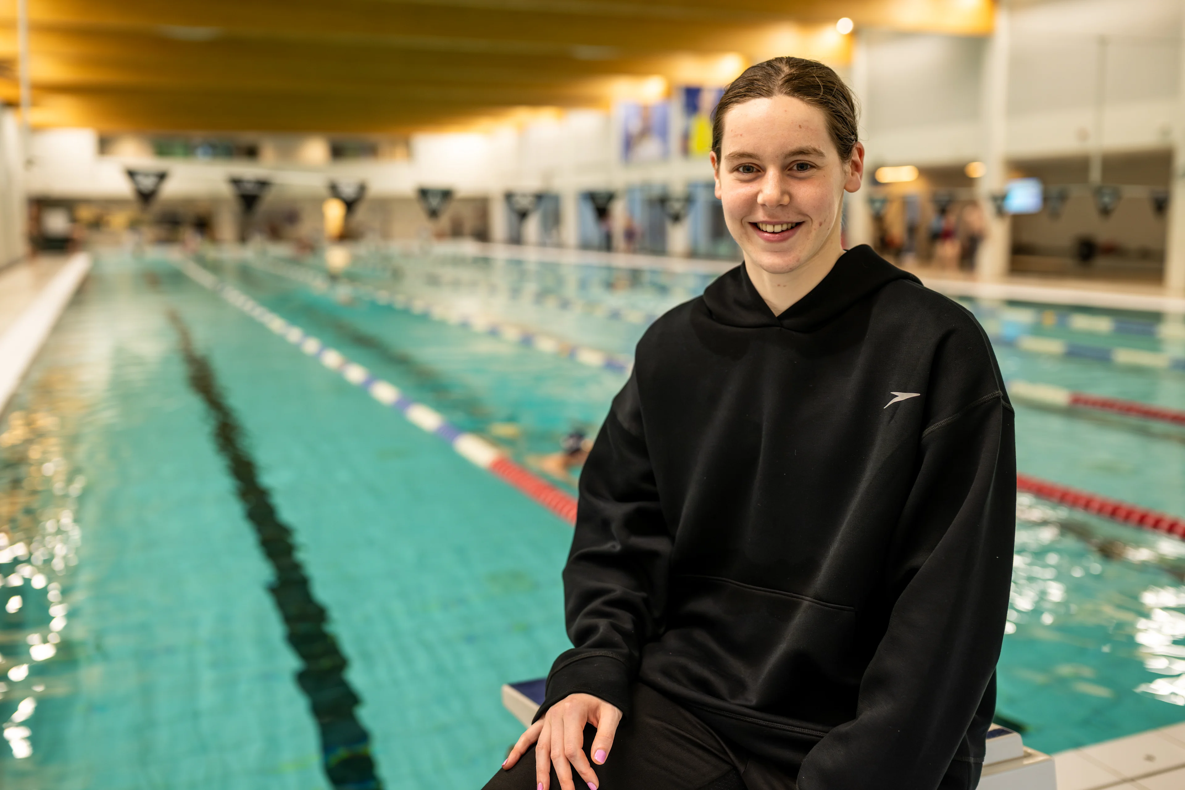Belgian Roos Vanotterdijk pictured during the Open Belgian Swimming Championships 2026 (15-17/05), in Antwerp, on Sunday 17 May 2026. BELGA PHOTO DAVID PINTENS