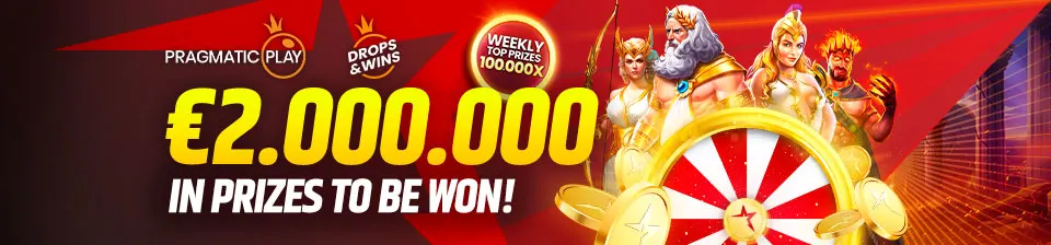 Over €2.000.000 in prize drops to be won, don't miss out!