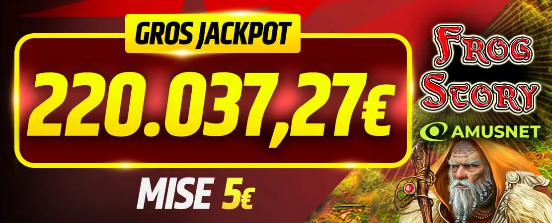 🤑 Jackpot sensationnel de 220.037,27 € 🐸