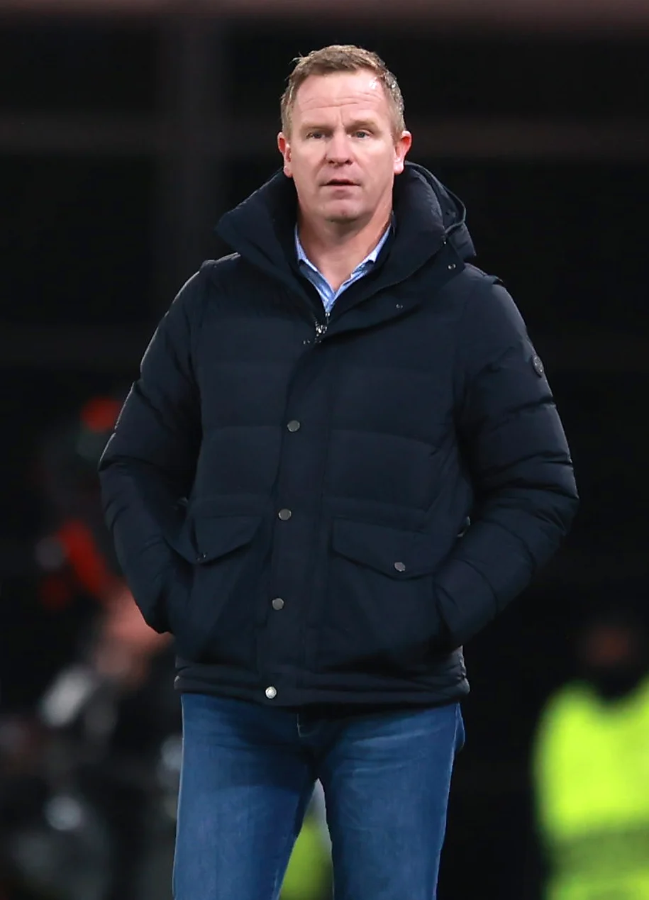 a soccer game between Northern Irish team Larne and Belgian Cercle Brugge KSV, Thursday 19 December 2024 in Belfast, on day 6/6 of the group stage of the UEFA Conference League tournament.   BELGA PHOTO LIAM MCBURNEY