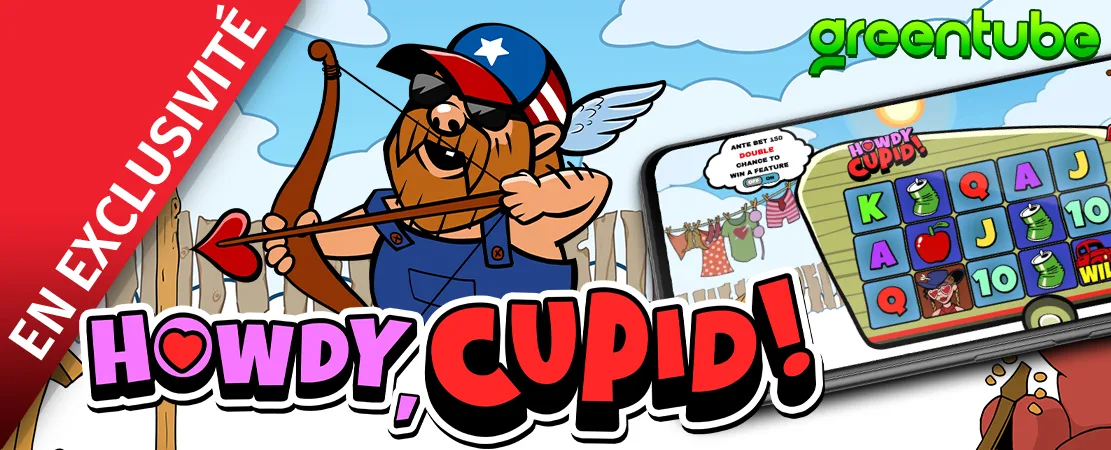 ❤️ Exclusivement chez Starcasino ! Howdy, Cupid! de Greentube ❤️