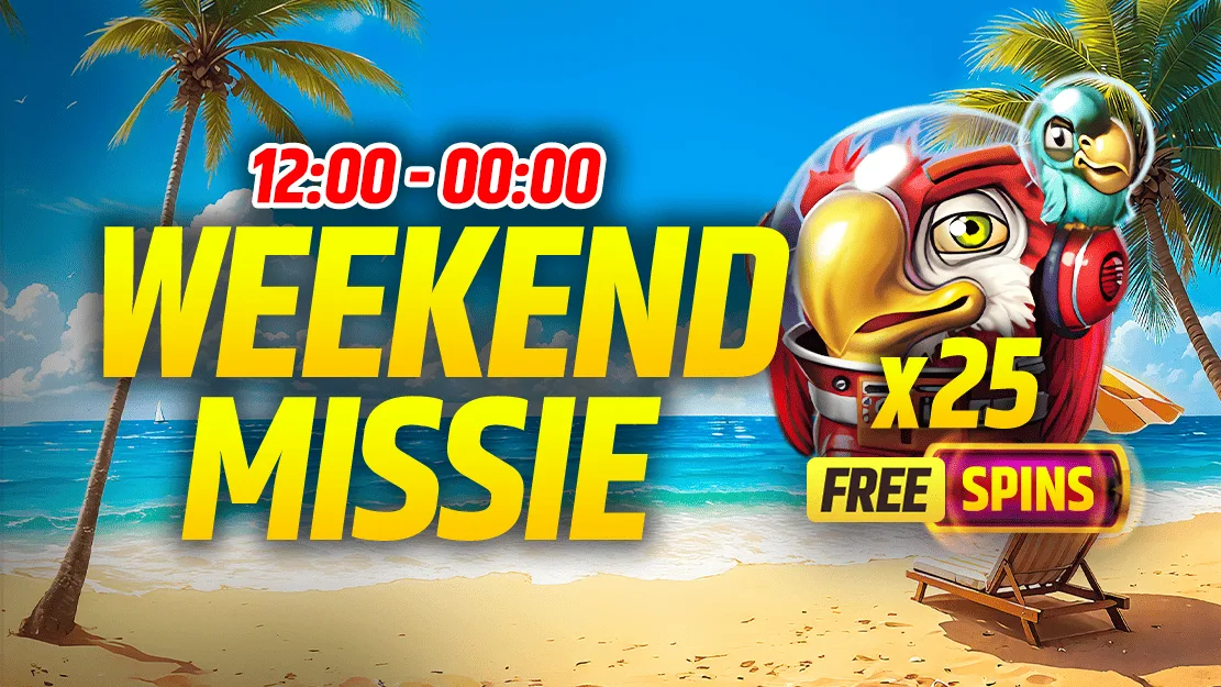 🎯 Je weekend missies zijn er – pak tot wel 75 Free Spins! 💎