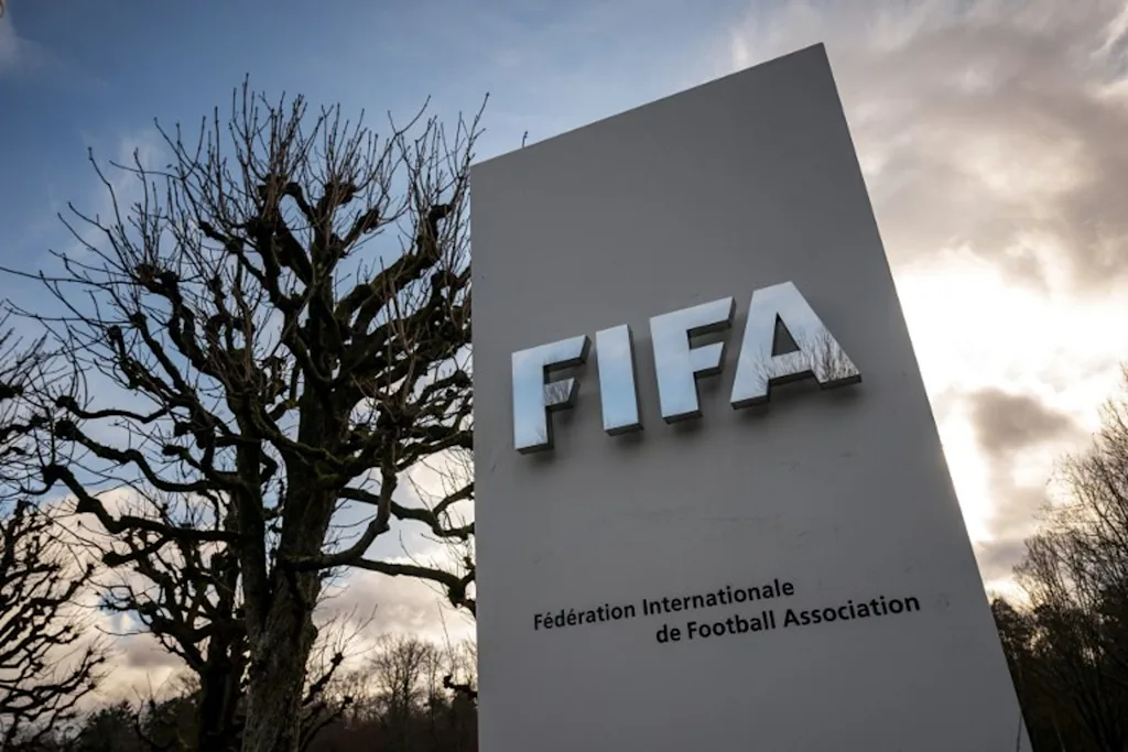 The entrance to the FIFA's home of Football is seen in Zurich on November 20, 2025, ahead of the 2026 FIFA World Cup Play-Off Tournament draw and the 2026 FIFA World Cup European Play-Off draw.  Fabrice COFFRINI / AFP