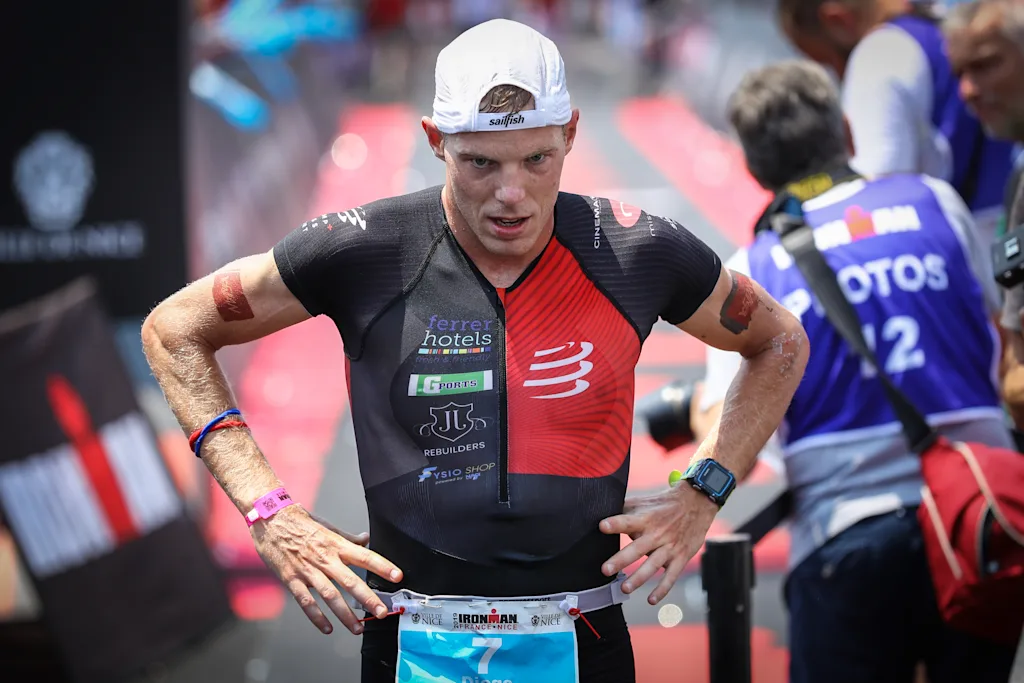 Diego Van Looy (BEL) finished in 4th place in the 'Ironman France Nice' triathlon event in Nice, France, Sunday 30 June 2019. BELGA PHOTO DAVID PINTENS