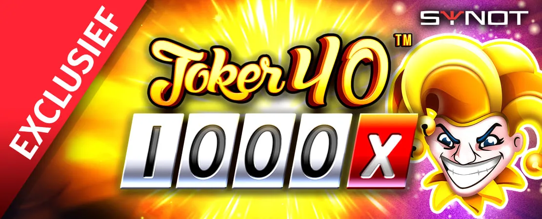 🎭 Joker 40 1000 van Synot - Exclusief bij Starcasino
