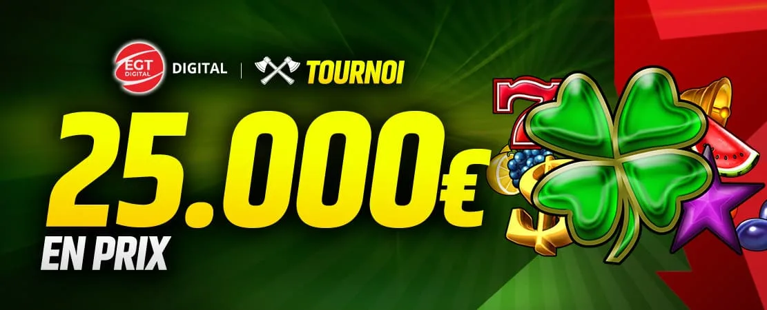 ✨ Tournoi EGT Digital de 25.000 €