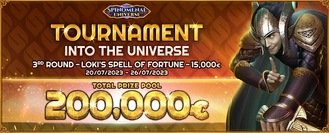 🚀 Into the Universe Tournament - €200.000 - Loki's Spell of Fortune