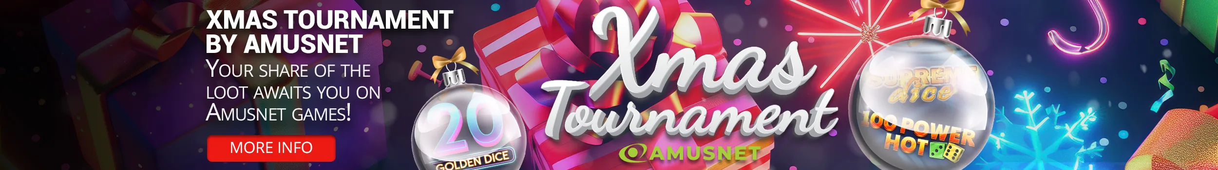 Banner - Xmas Tournament by Amusnet