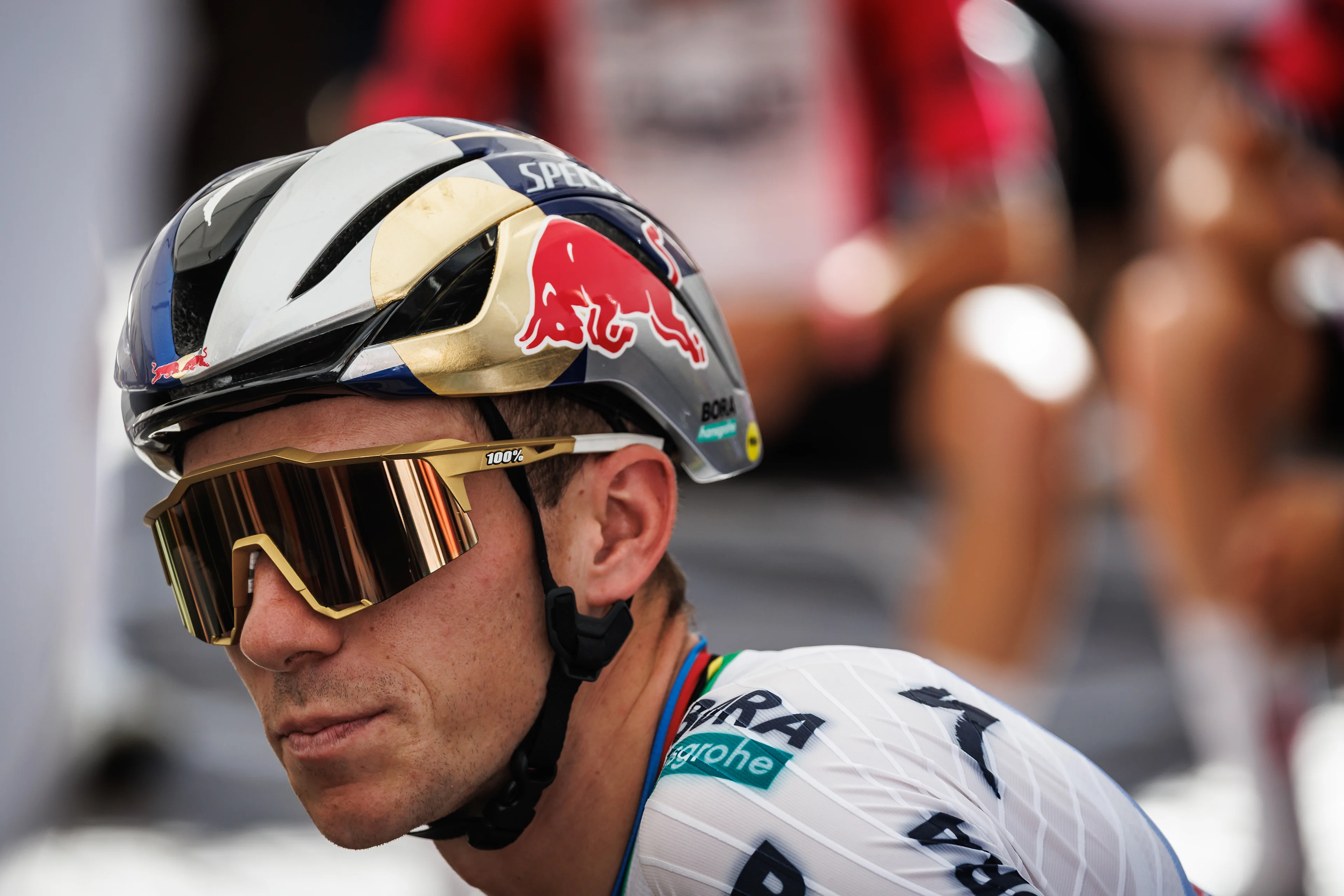 Belgian Remco Evenepoel of Red Bull-BORA-hansgrohe pictured during the 'Natourcriterium Roeselare' cycling event, Tuesday 28 July 2026 in Roeselare. The traditional 'criteriums' are local showcases for which mainly cyclists who rode the Tour de France are invited. BELGA PHOTO KURT DESPLENTER